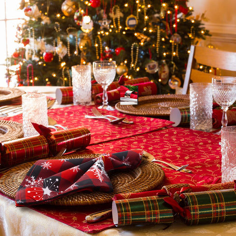 Tudomro napkins feature reinforced hems for durable reuse.