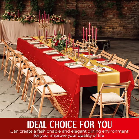 Tudomro rectangular table covered with 54x108 tablecloth
