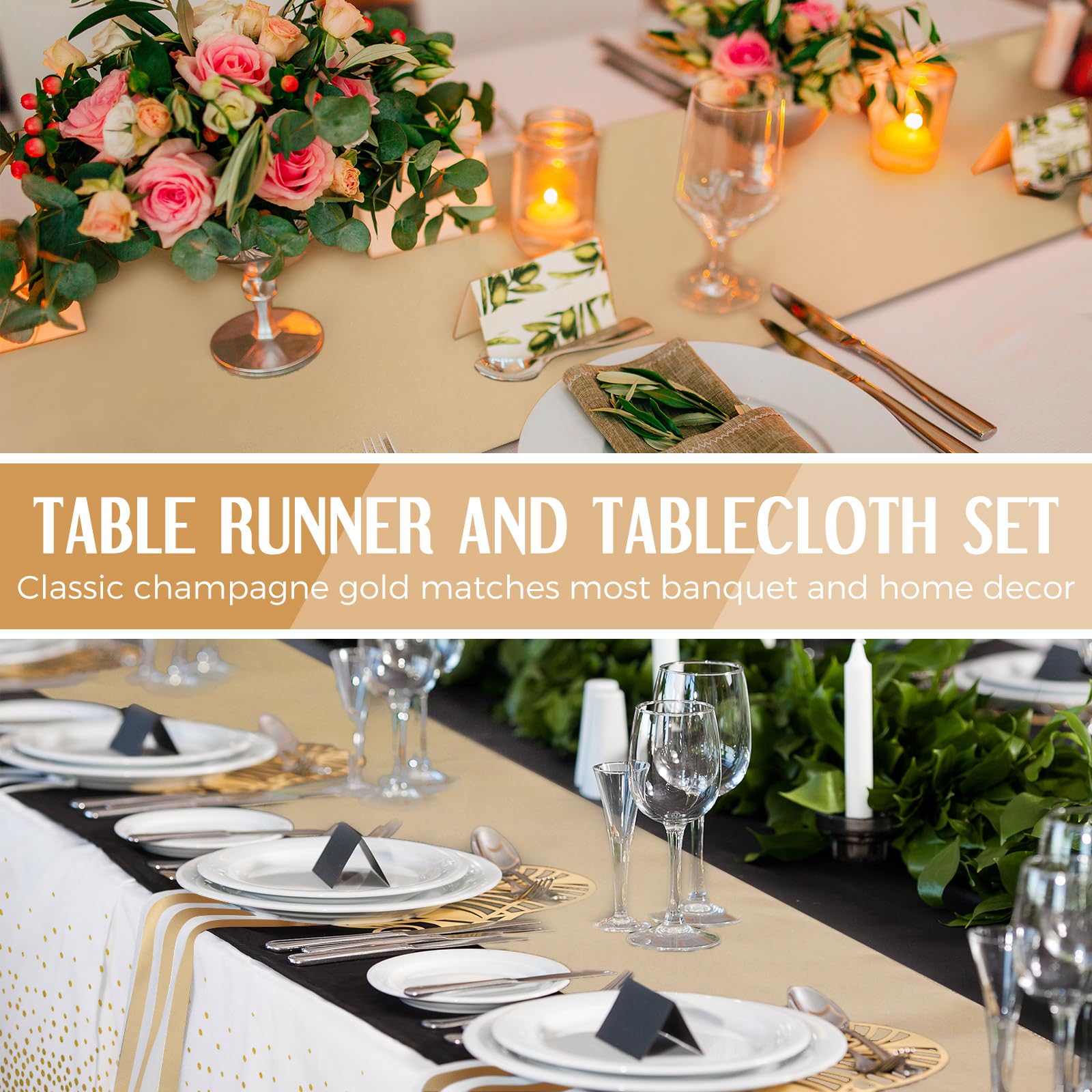 Tudomro tablecloth coverage 54x108 inches on rectangular table