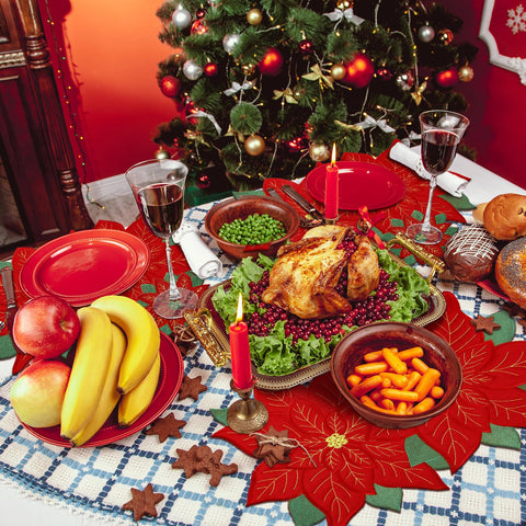 Tudomro polyester fabric is durable and easy to clean for busy holidays.