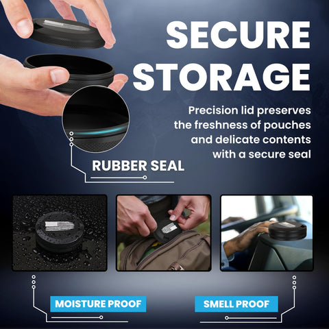 TuffTynz Compact pocket-size Zyn can fits in pockets.