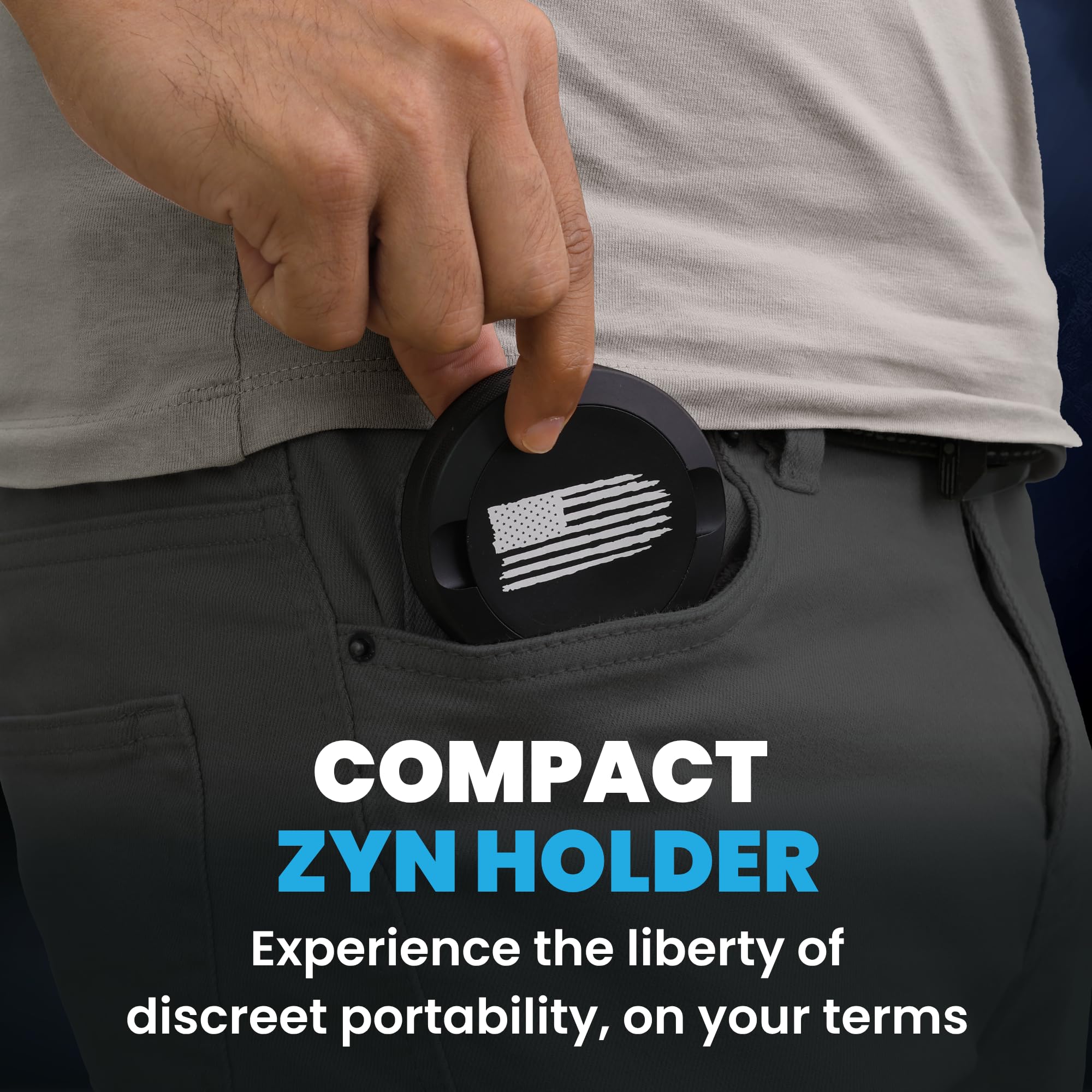 TuffTynz Zyn container offers discreet storage for accessories.