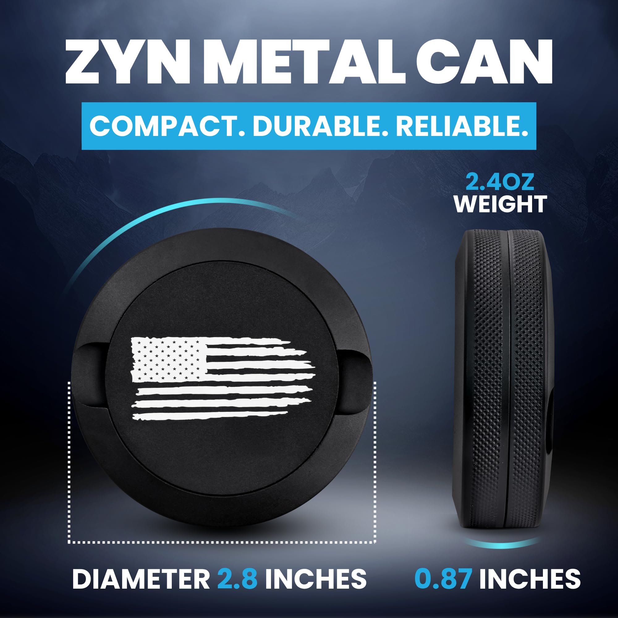 TuffTynz Zyn holder keeps pouches organized and easily accessible.