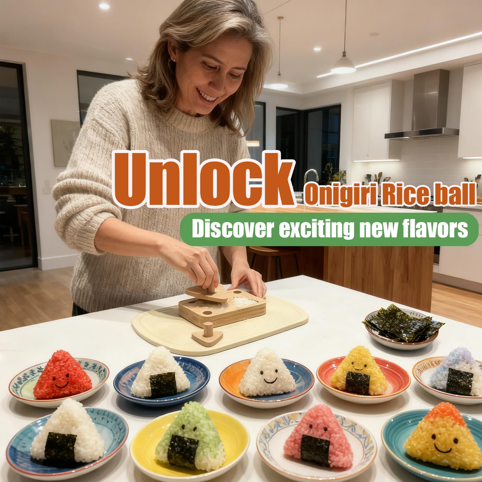 Tuiiopoli bento kitchen-use mold for family meals and picnics.