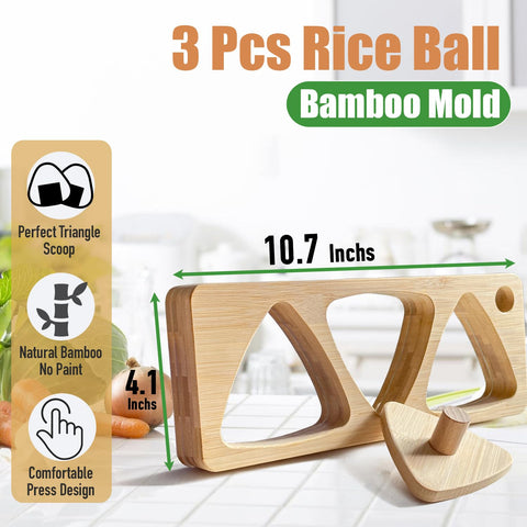 Tuiiopoli Press Plate helps compact rice for firm, evenly shaped onigiri.