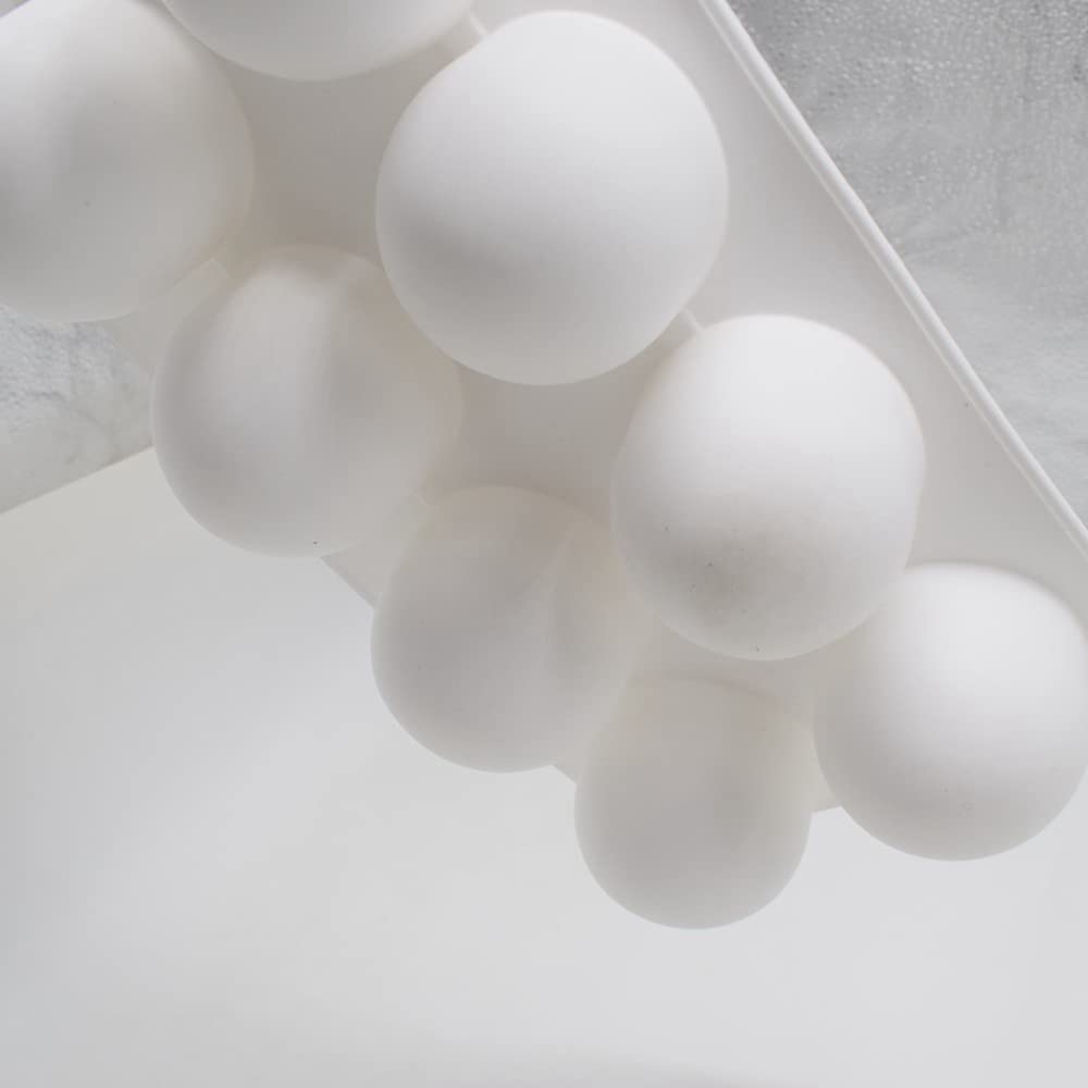 TUKE silicone sphere mold resists sticking for quick cleanups