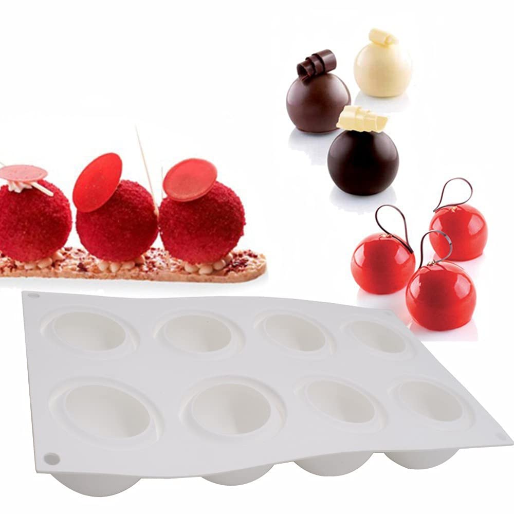 TUKE silicone dessert mold enables smooth mousse domes with easy release
