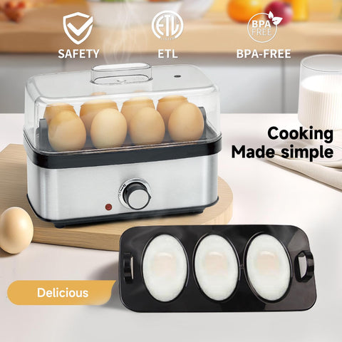 Tumidy cooker buzzer alerts when eggs are ready for perfect timing