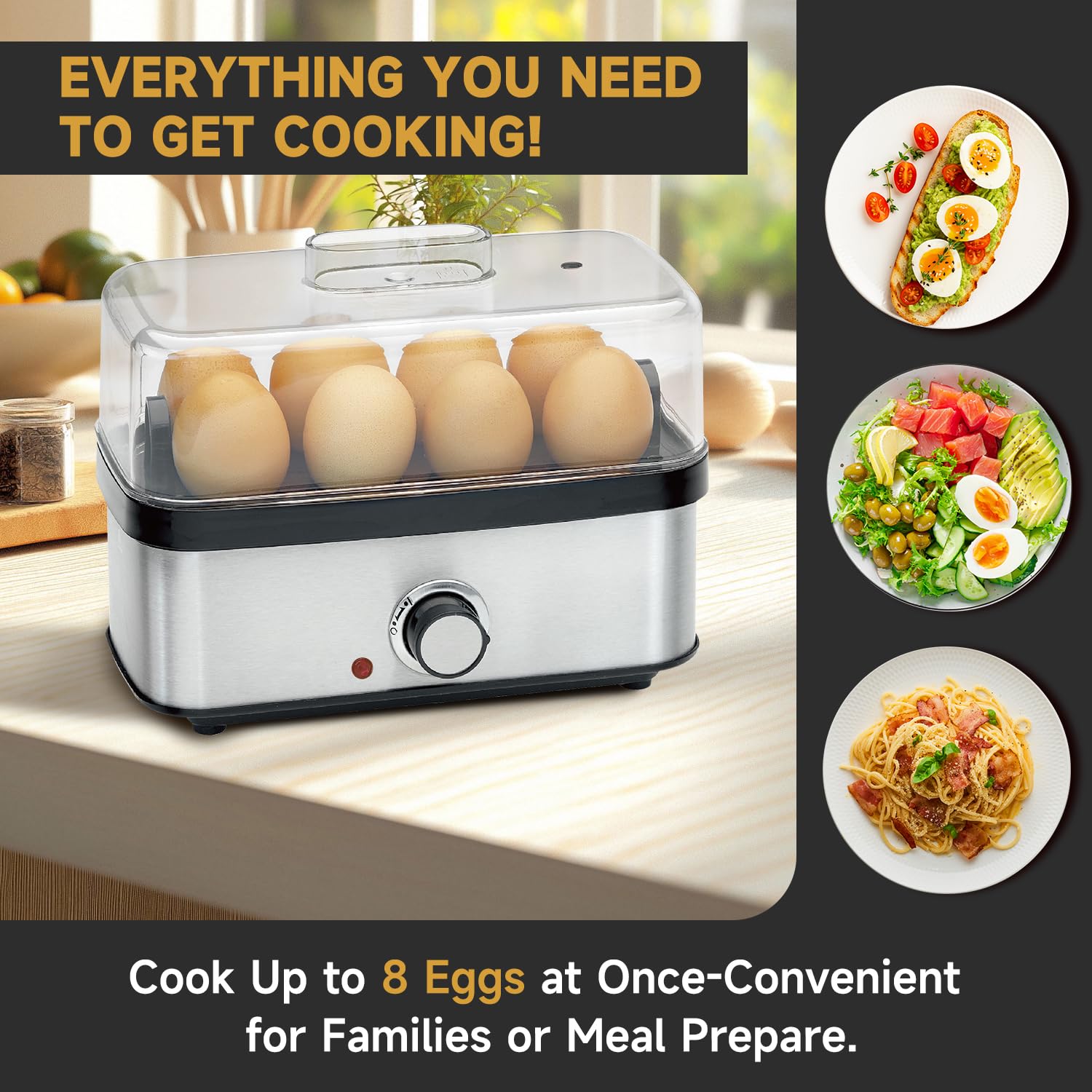Compact design from Tumidy saves counter space in small kitchens