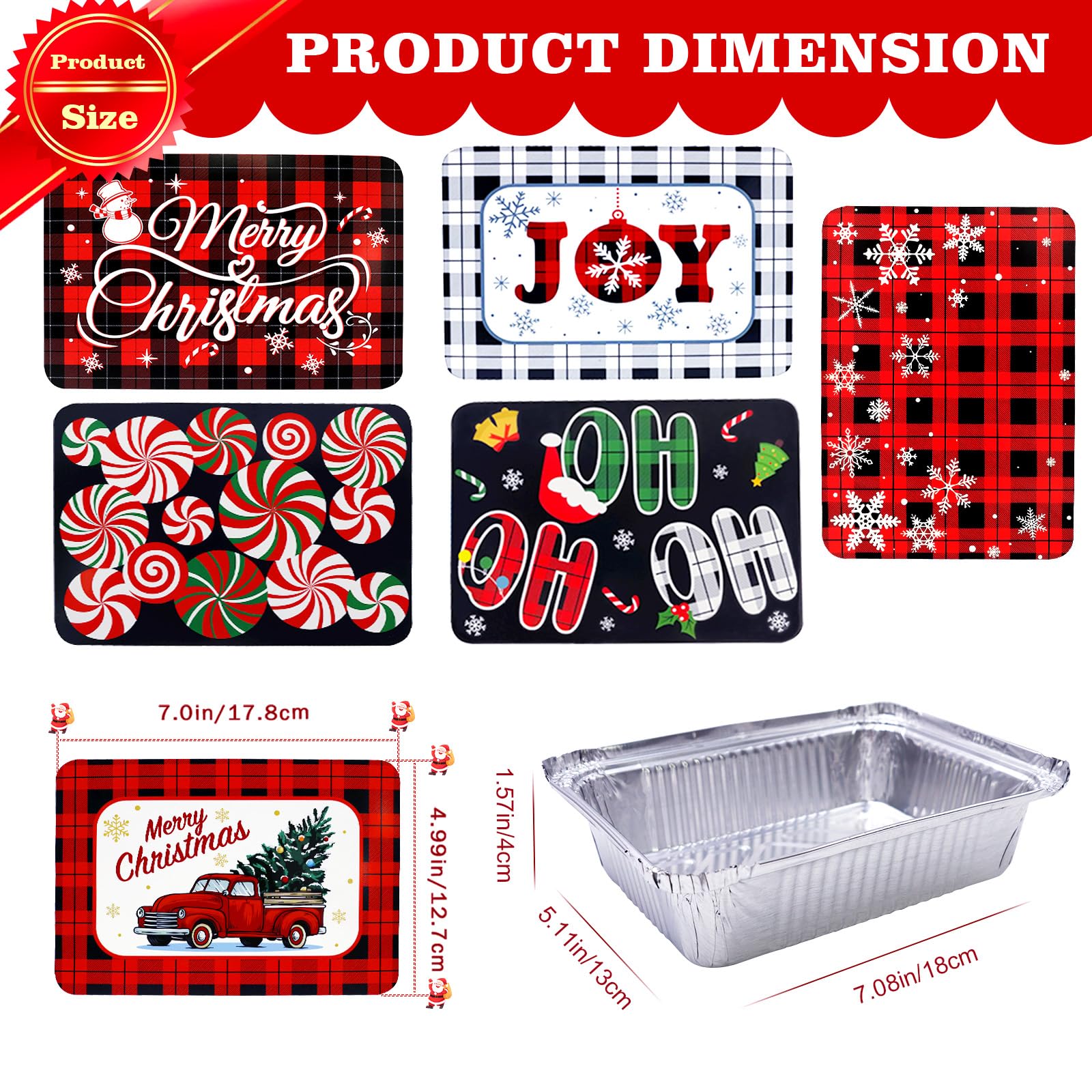 Tunpug rectangular 7x5x2 inch cookie tins keep treats fresh during transport