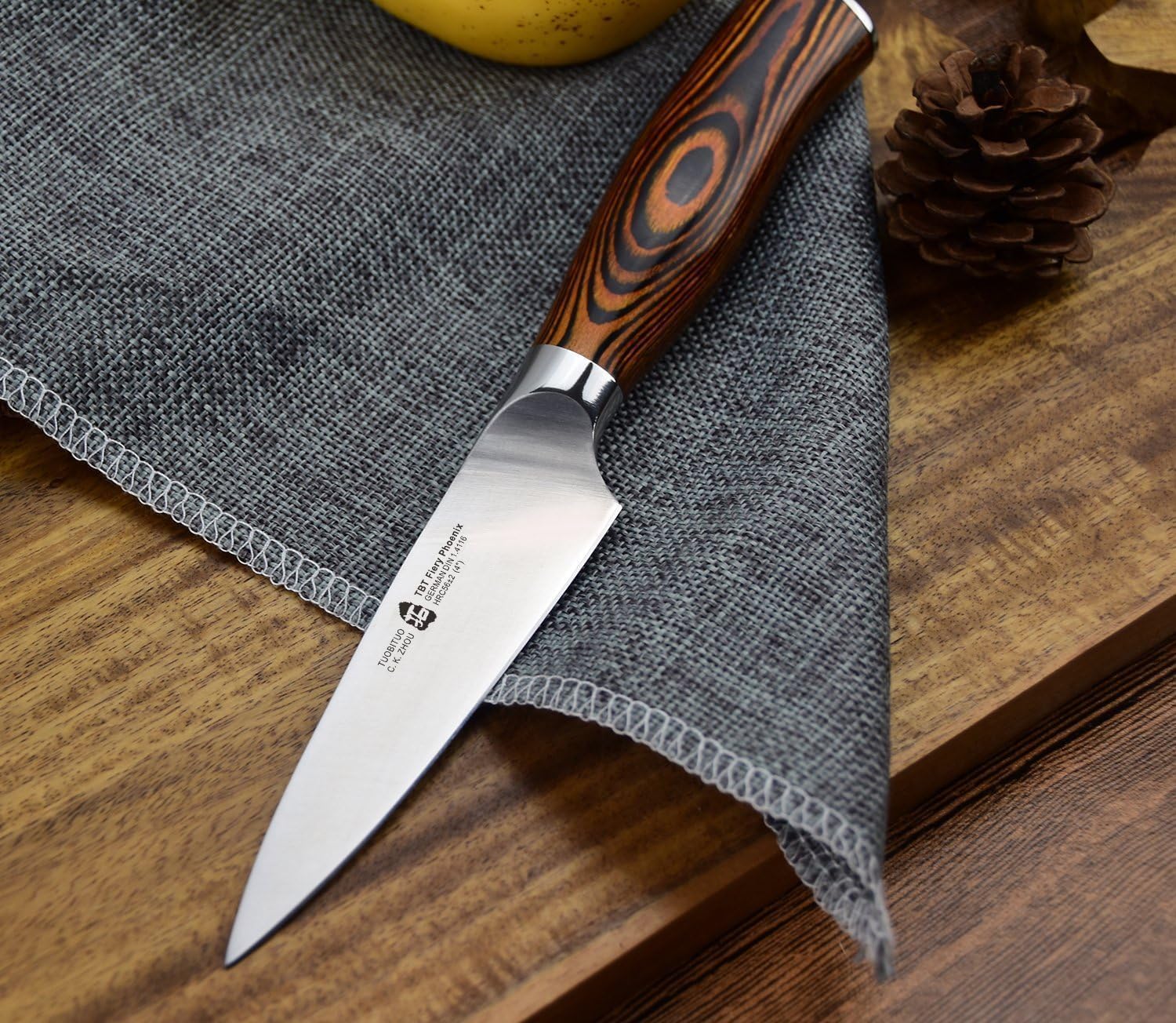 Citrus peel task completed with TUO paring knife