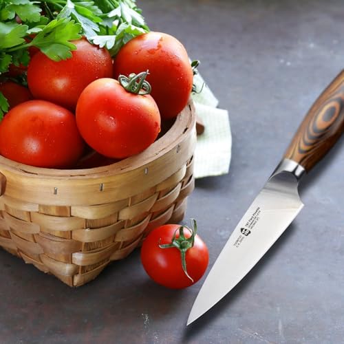 Garnish cut using TUO paring knife for detailed prep