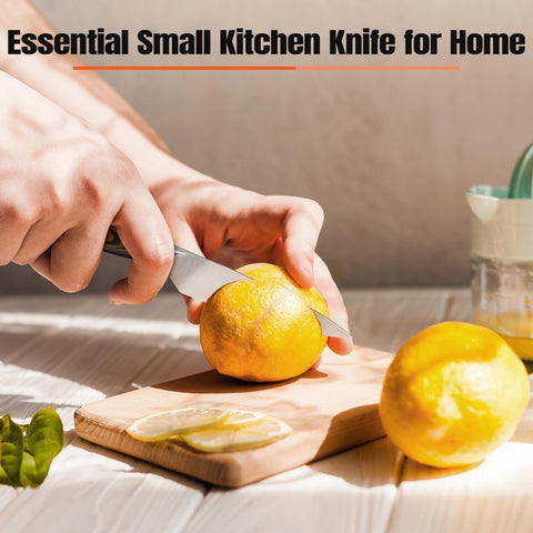 TUO Paring Knife handle grain and ergonomic shape for comfortable daily prep