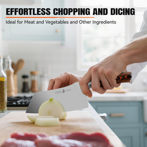 TUO Cleaver meat-mince bottom blade supports efficient mincing.
