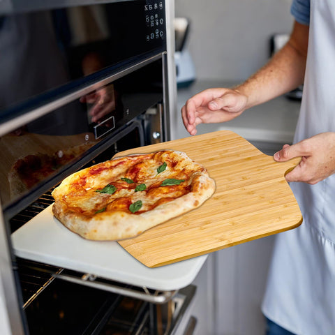 TUOCON pizza turning peel multifunction for pizzas and breads.
