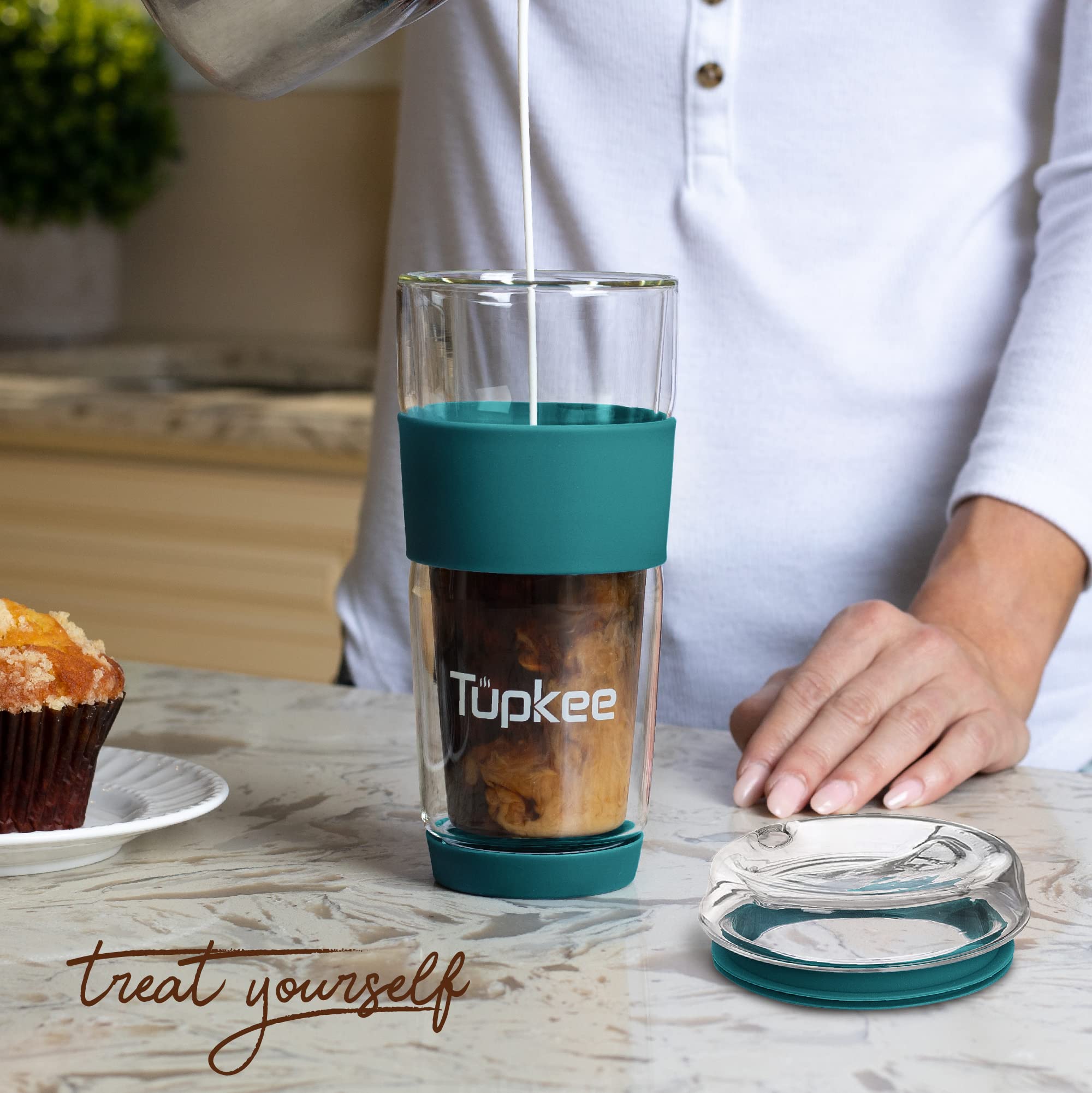 Tupkee hand-blown borosilicate glass showcases craftsmanship and temperature resilience