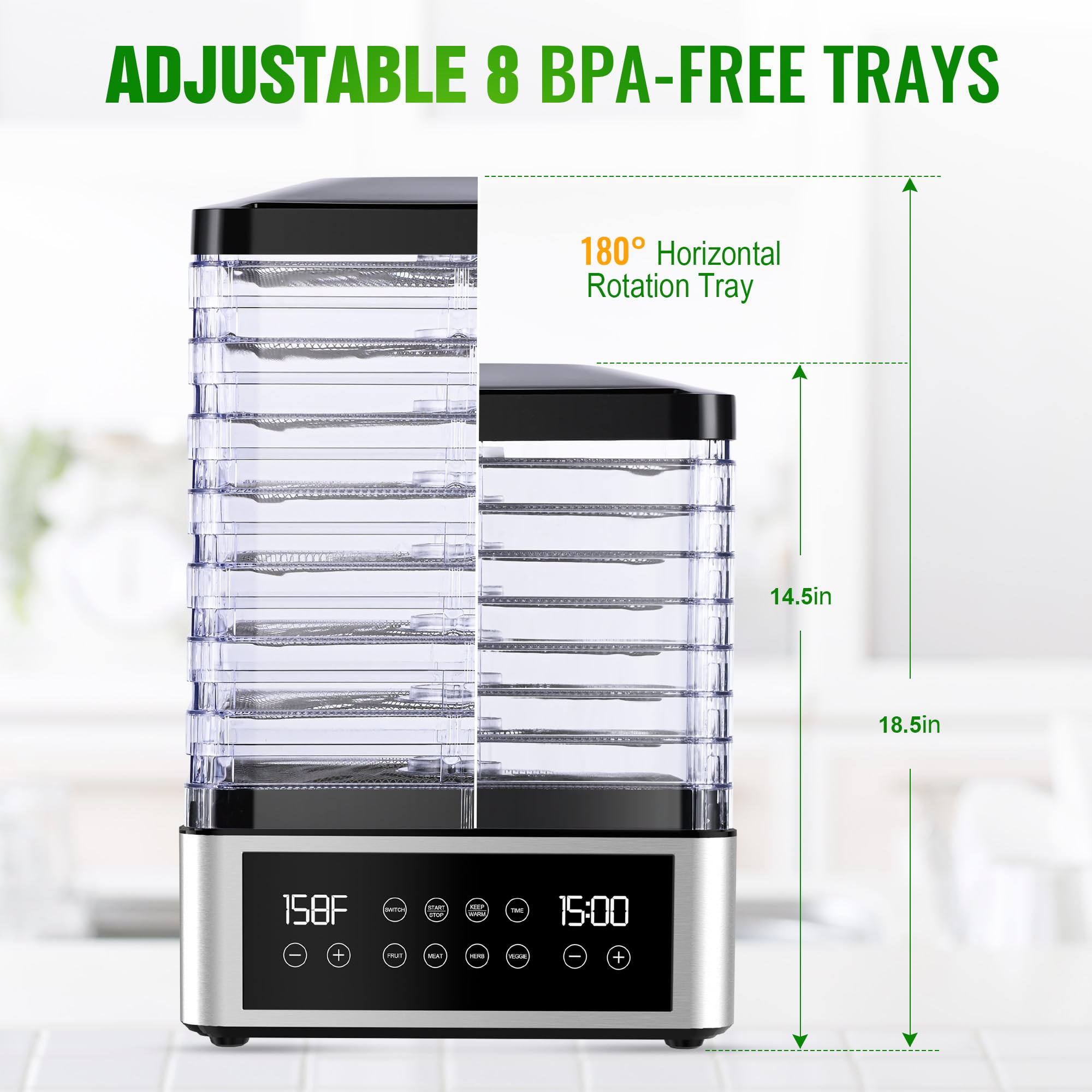 Tupoyi dehydrator helps craft healthy snacks like fruit leather and jerky.