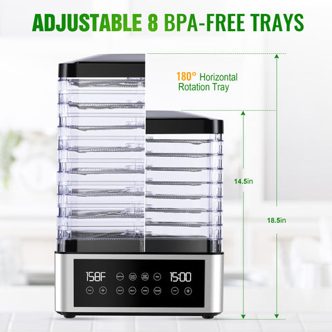 Tupoyi dehydrator helps craft healthy snacks like fruit leather and jerky.