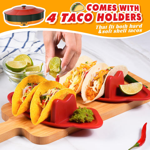 Tupoyi Taco Tuesday Kit dishwasher-safe parts simplify cleanup after entertaining.
