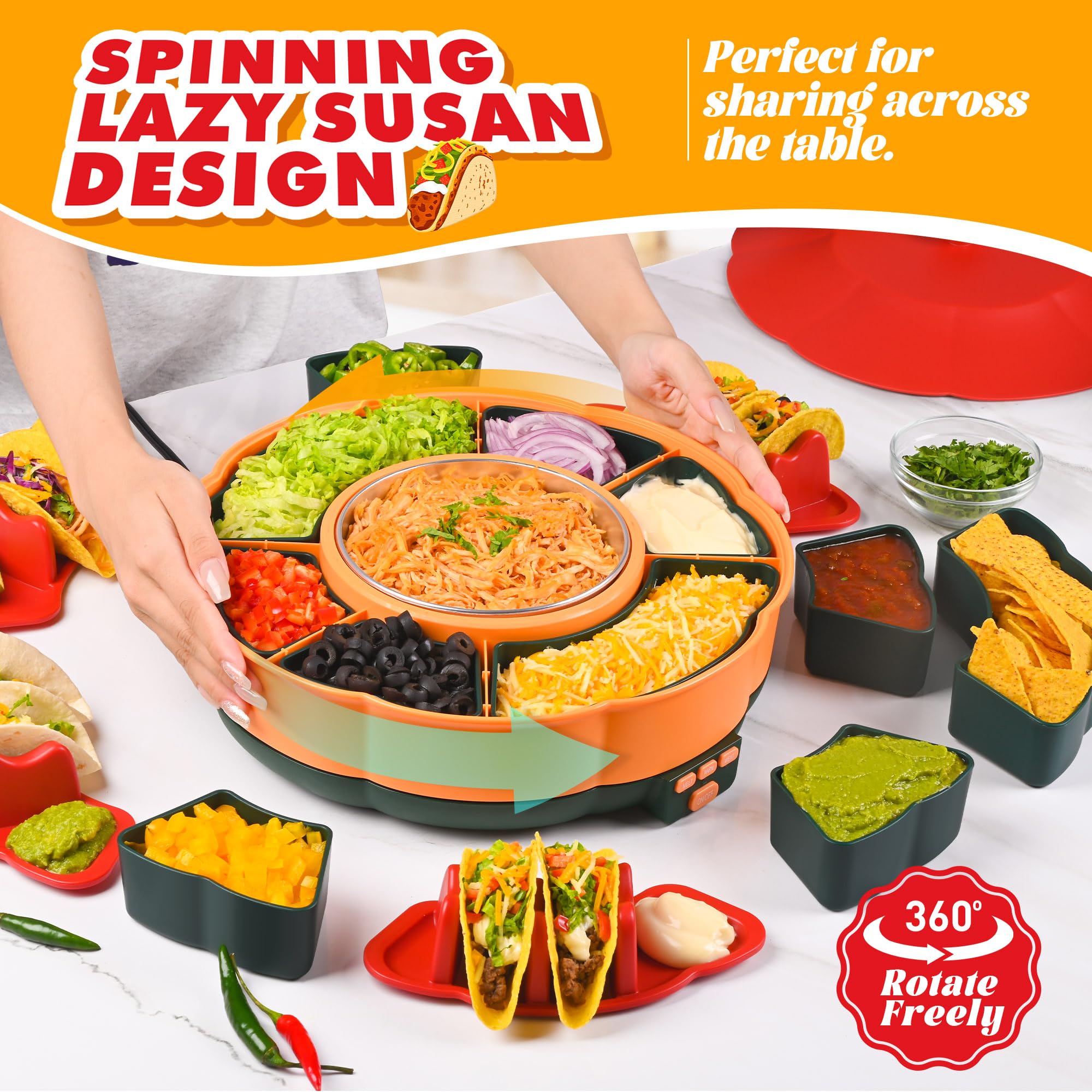 Tupoyi Taco Tuesday Kit four personal taco holders for individual builds