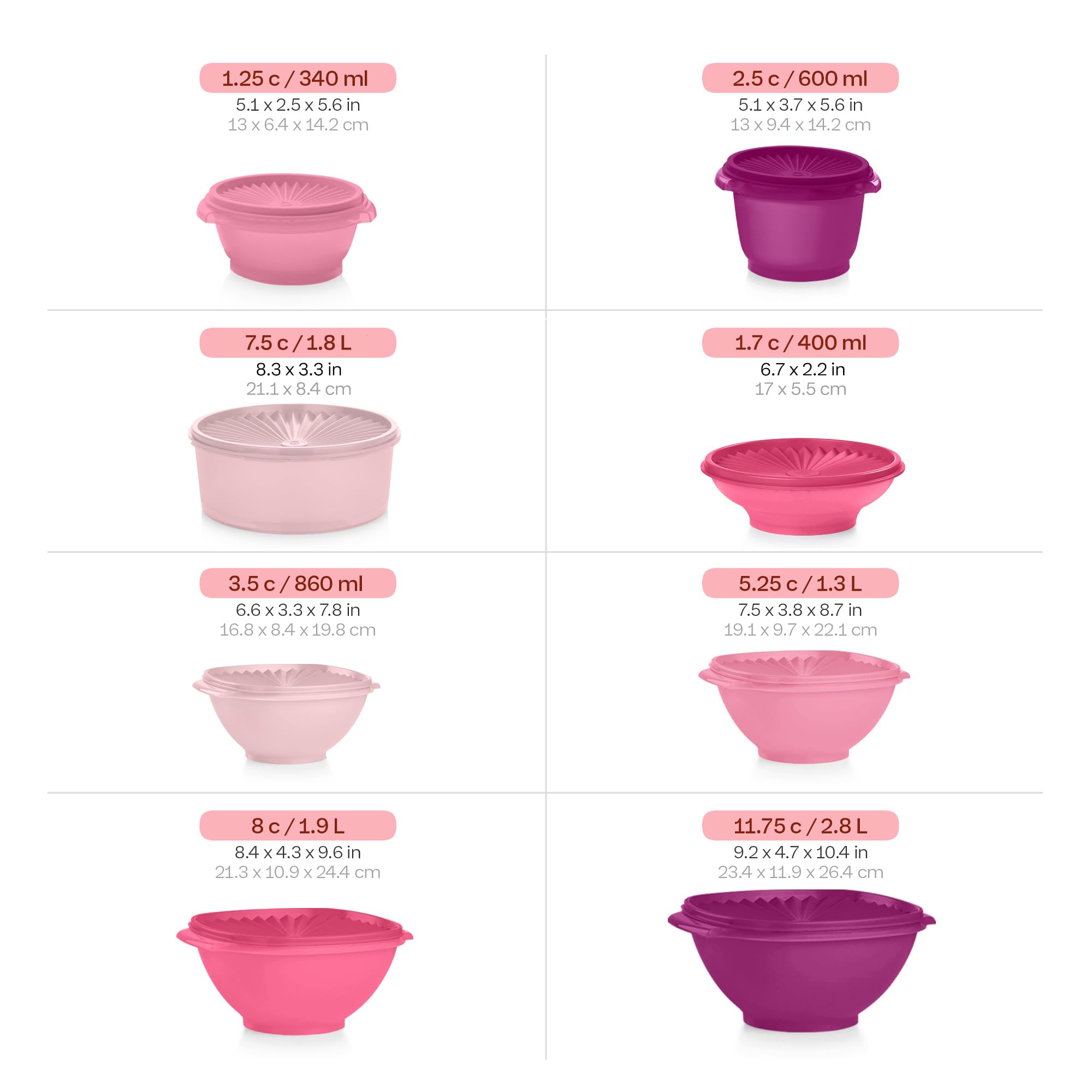 Tupperware Heritage pink kitchen organizers simplify meal planning and on-the-go prep.