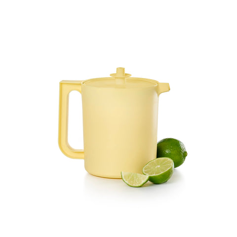 1.5 qt yellow pitcher from Tupperware Heritage for daily use.