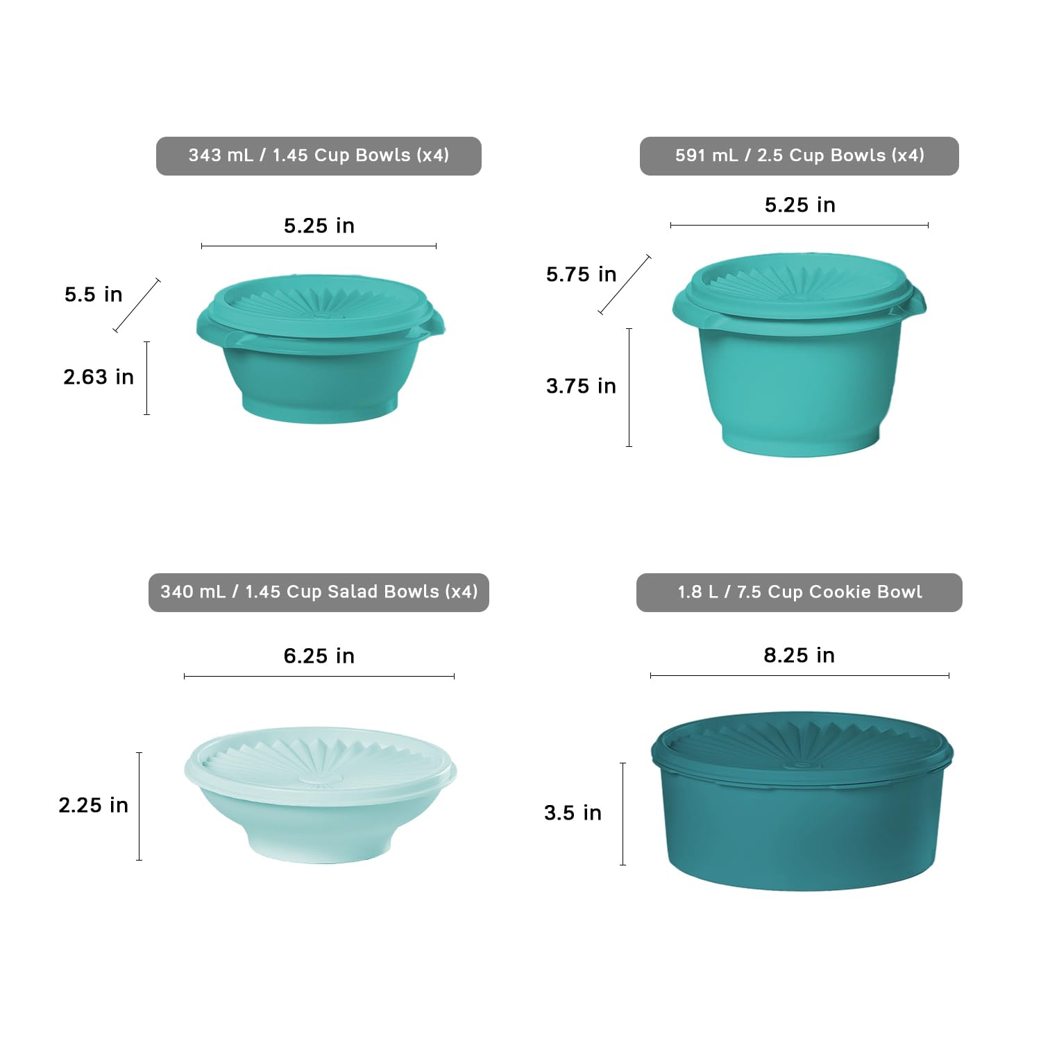 Tupperware Heritage vintage green durable containers withstand daily use