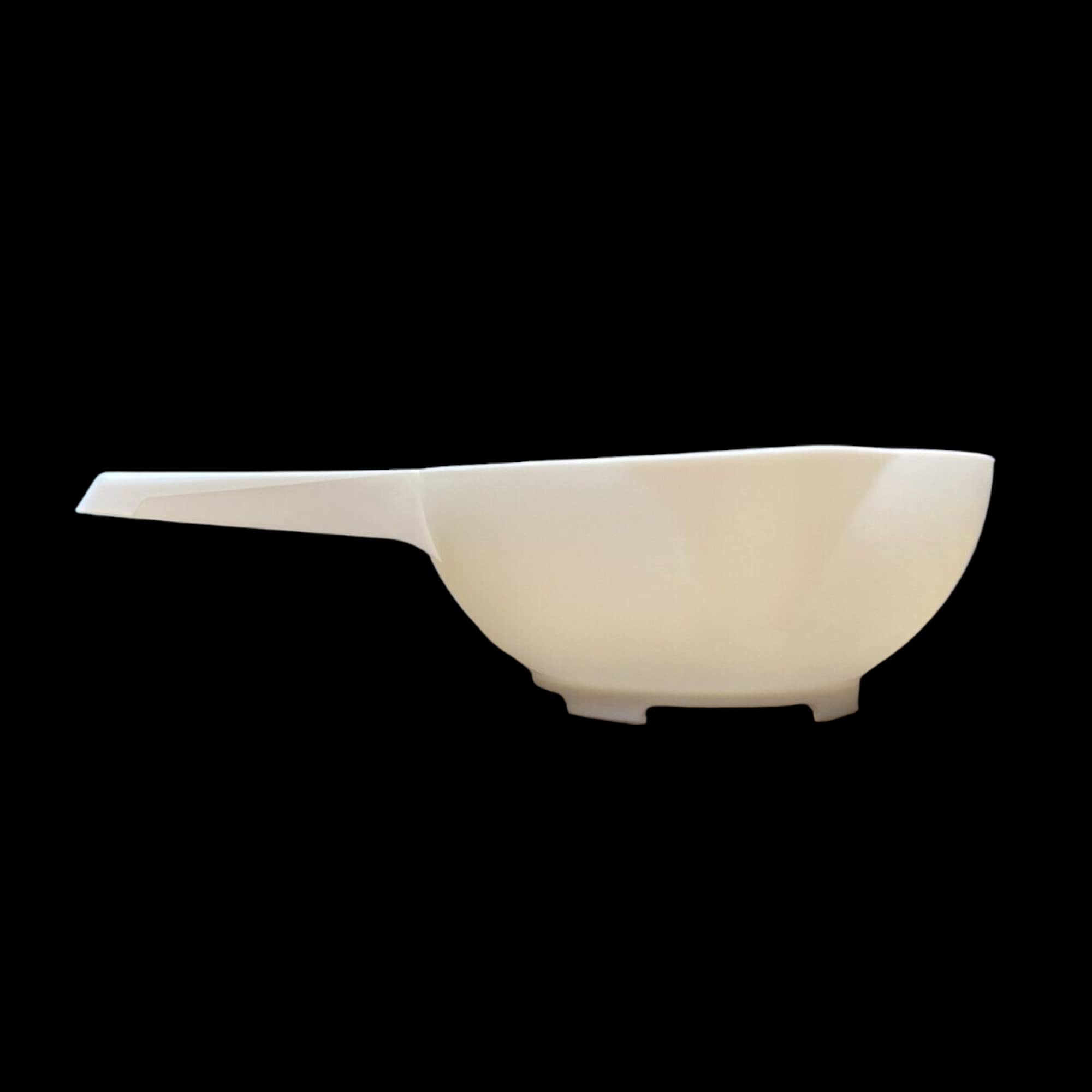 Tupperware Strainer with a footed base for stable draining.