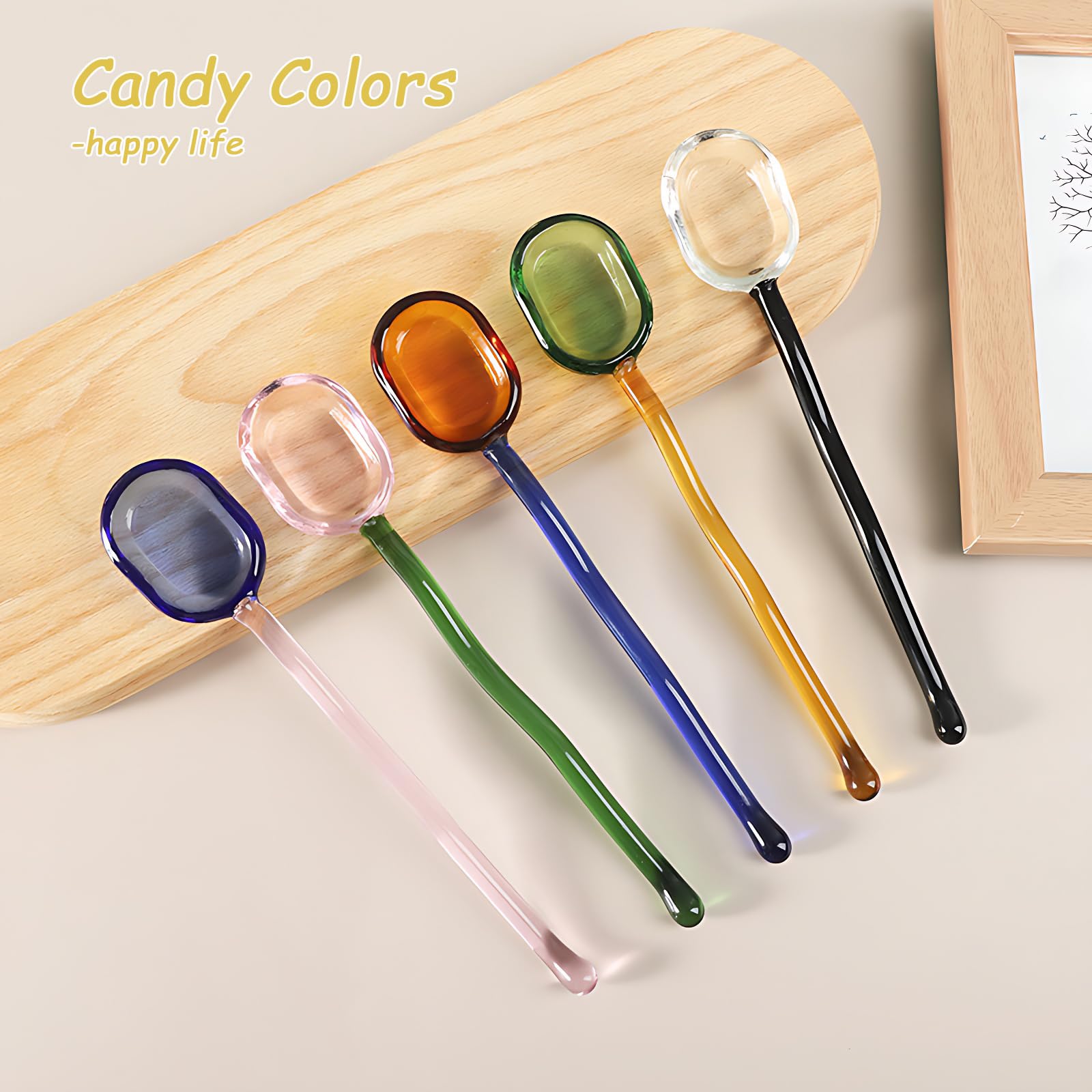 Turbokey glass spoons in box-packaging ideal for gift or party favors