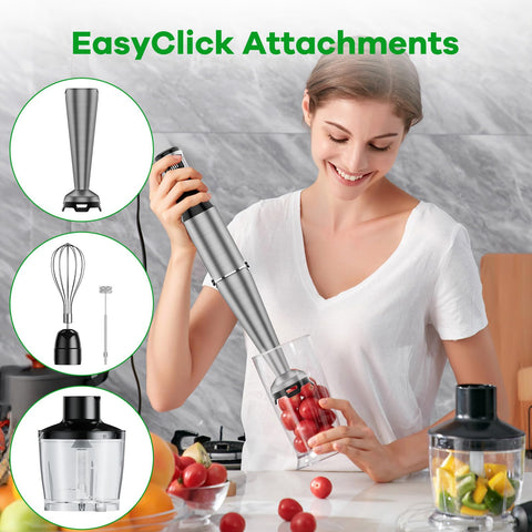 Turelar ergonomic non-slip grip for comfortable blending sessions