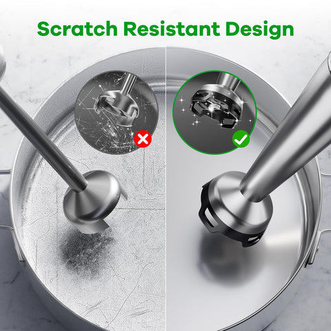 Turelar blade guard protecting cookware during blending