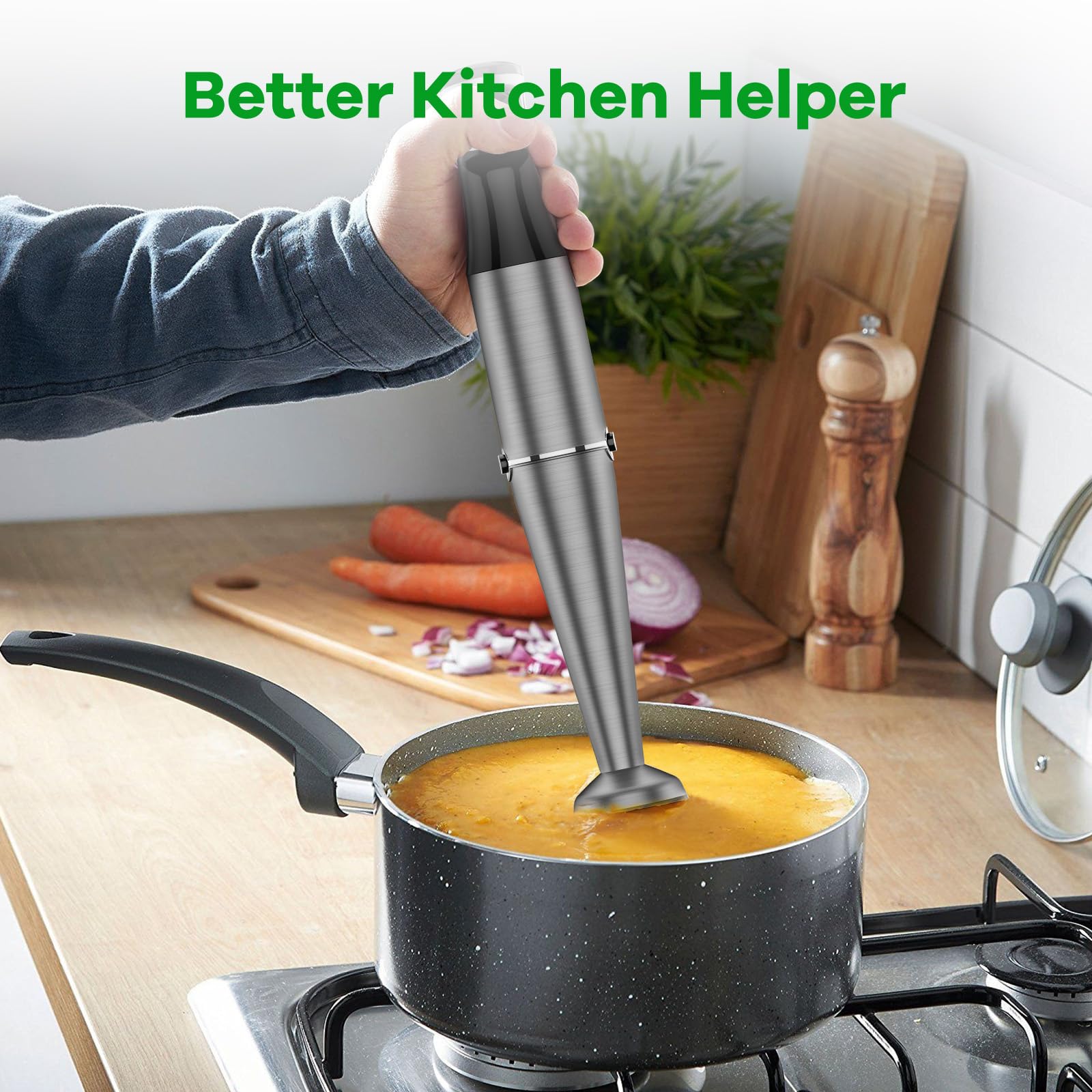 Turelar blender safely handling hot ingredients with reinforced blades