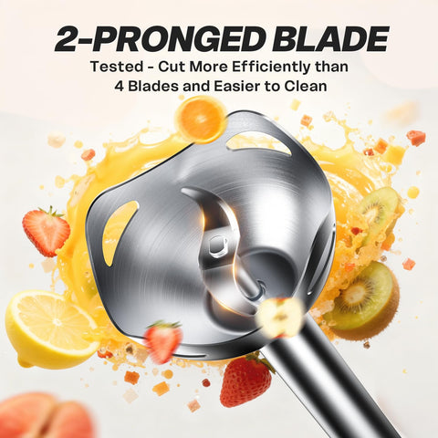 Turelar stainless steel blades designed for efficient, clean puree.