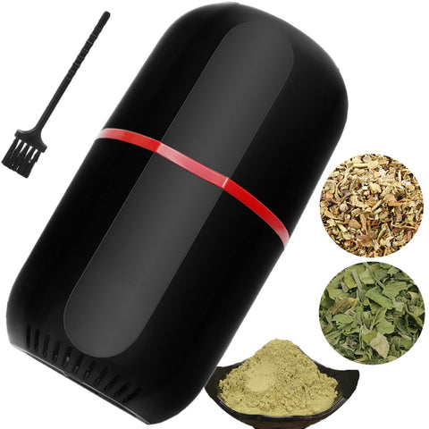 Turimon electric herb grinder front view for quick, even spice grinding.