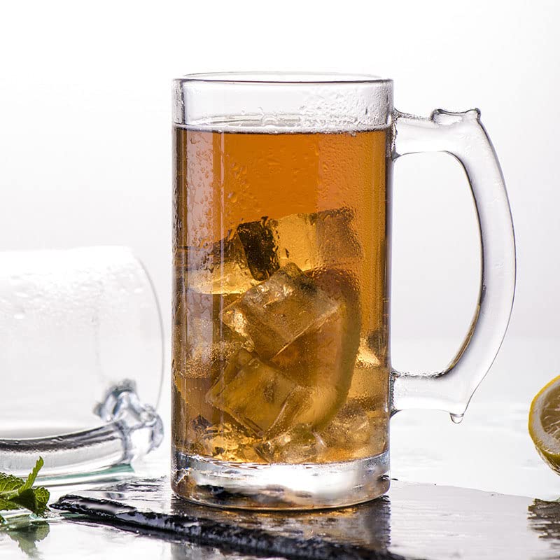 TUSAPAM dishwasher-safe beer mugs simplify cleanup after parties.