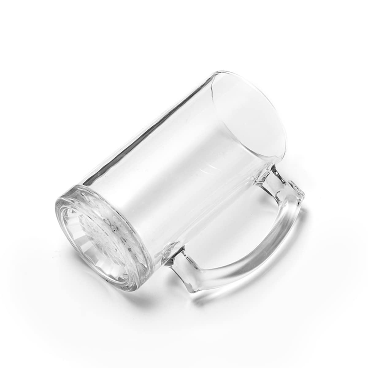 TUSAPAM lead-free glass mugs offer brilliant clarity for refreshing drinks.