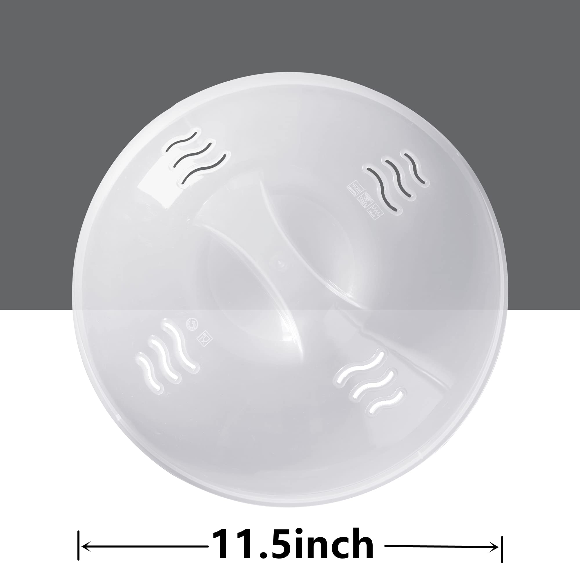 Tusjiain BPA-free, melamine-free cover is safe and easy to clean.