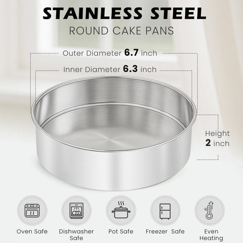 Tutikuki 6-inch pan front view highlighting mirror finish