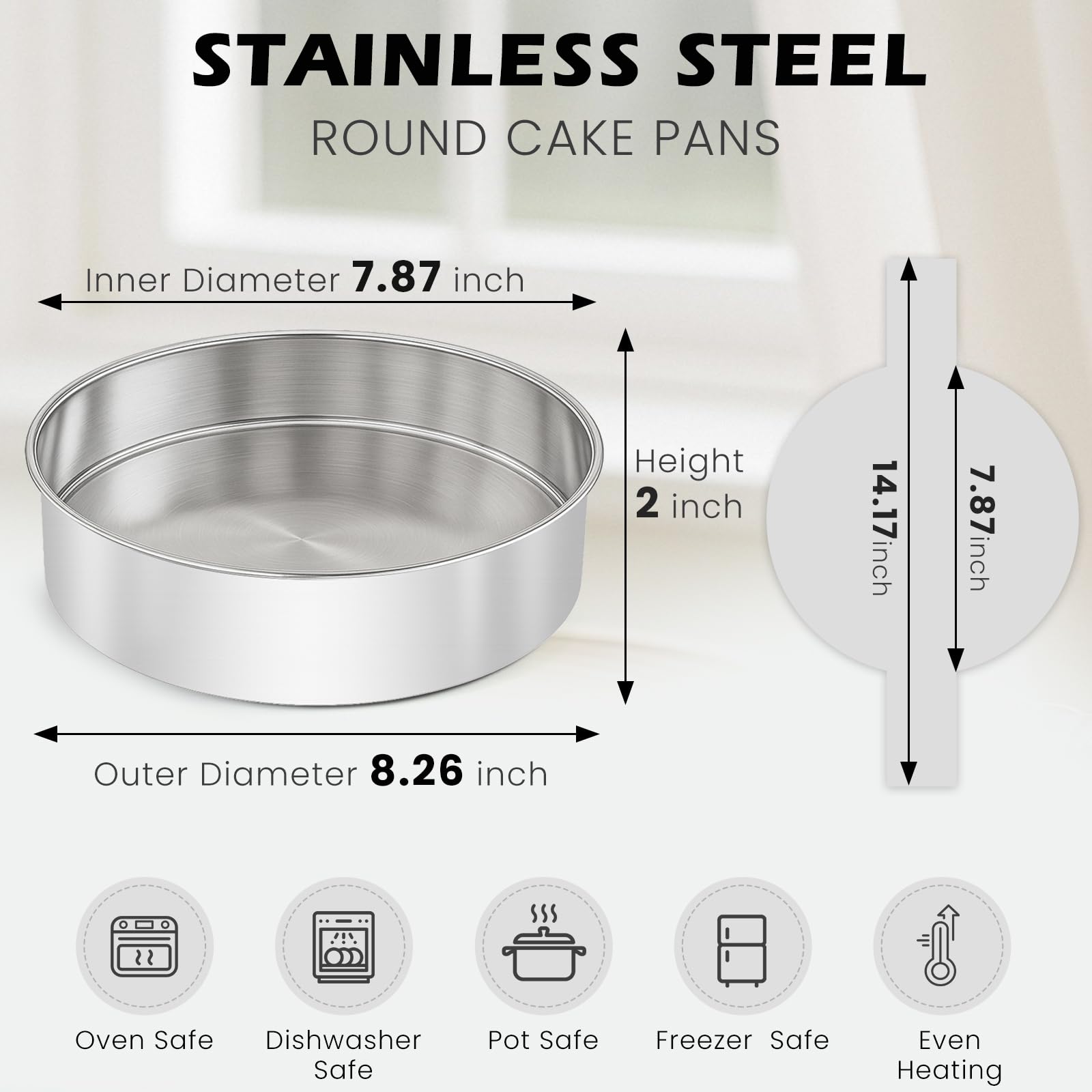 Tutikuki three-piece stainless steel bakeware set for durable daily baking.