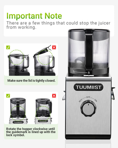 TUUMIIST juicer in everyday use for family breakfasts and batch prep