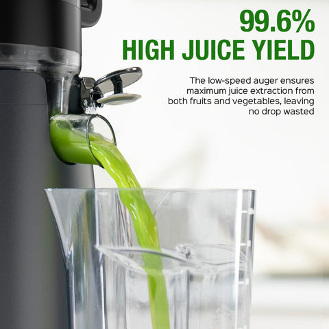 TUUMIIST Slow-squeeze at 55rpm preserves freshness