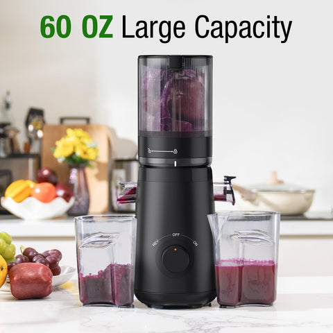 TUUMIIST 55 RPM slow squeeze preserves freshness and nutrients in juice.