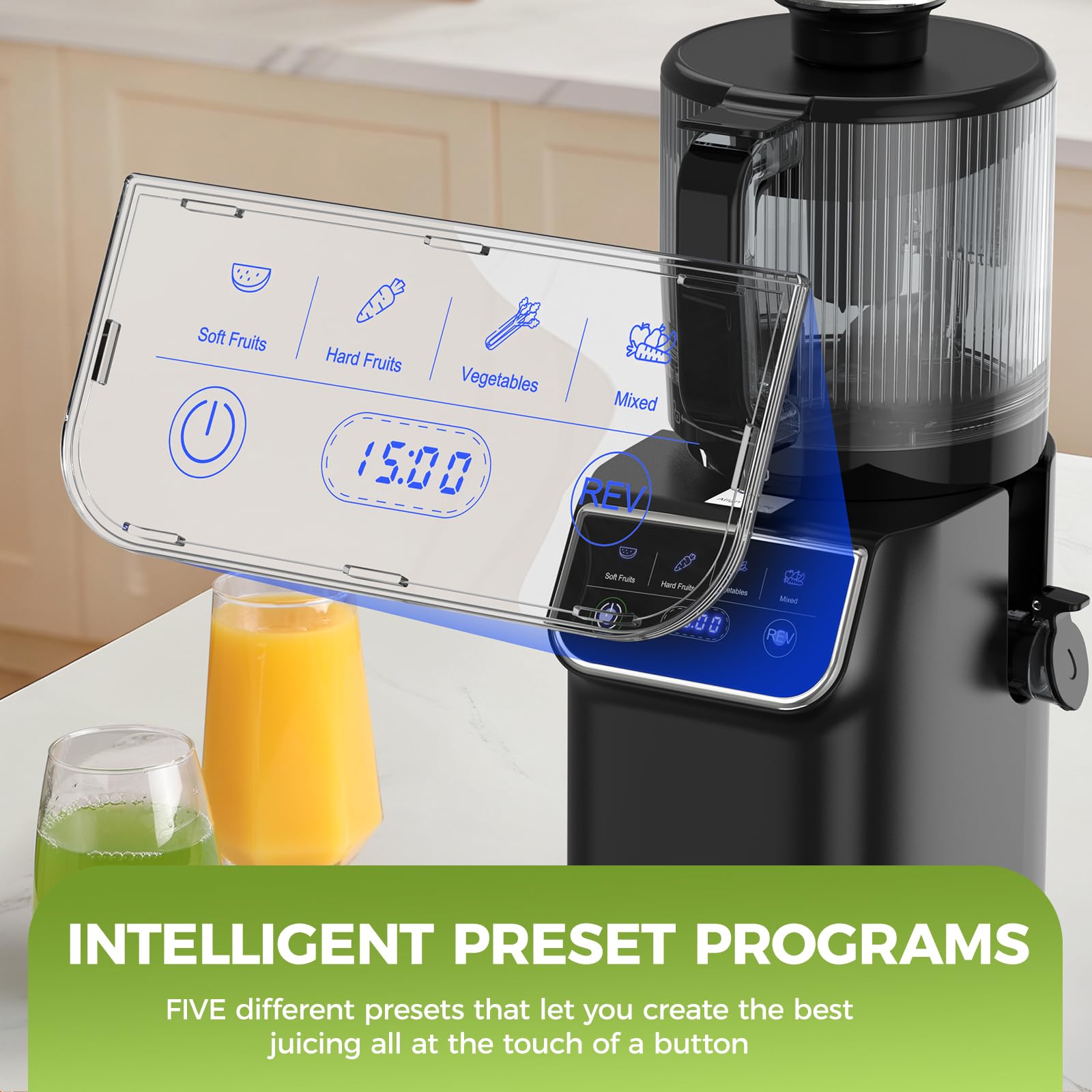 TUUMIIST 100oz pitcher supports large batch juicing for family gatherings