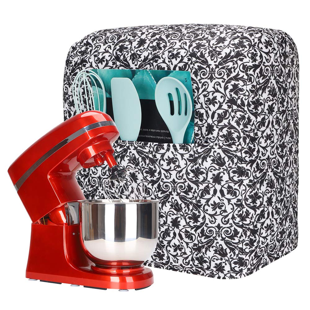 TUYUU Paisley KitchenAid mixer cover protects dust on 6-8 quart models