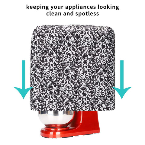 TUYUU Paisley full-coverage mixer cover fits 6-8 qt stand mixers securely