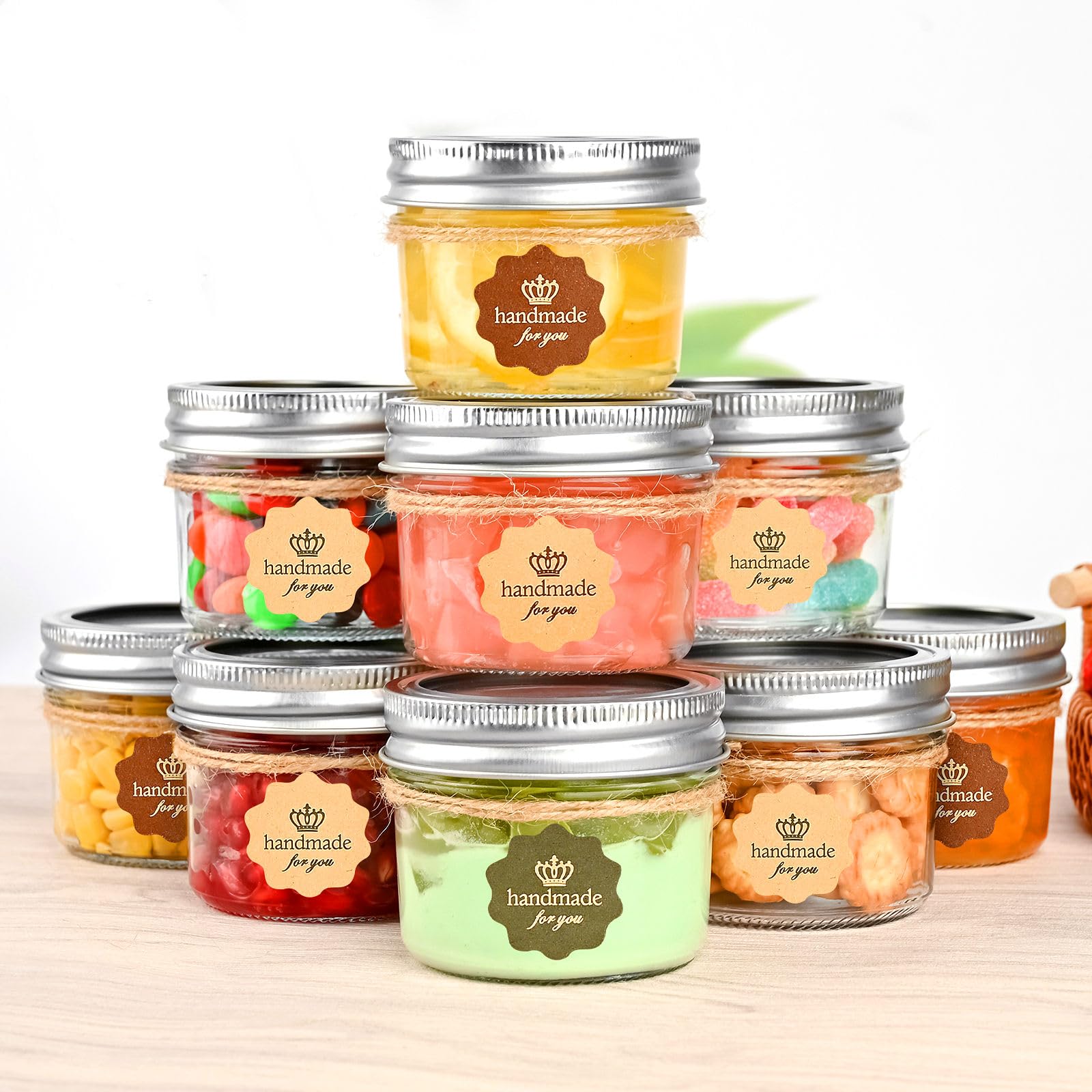 Personalized labels and blackboard tags for easy organization.