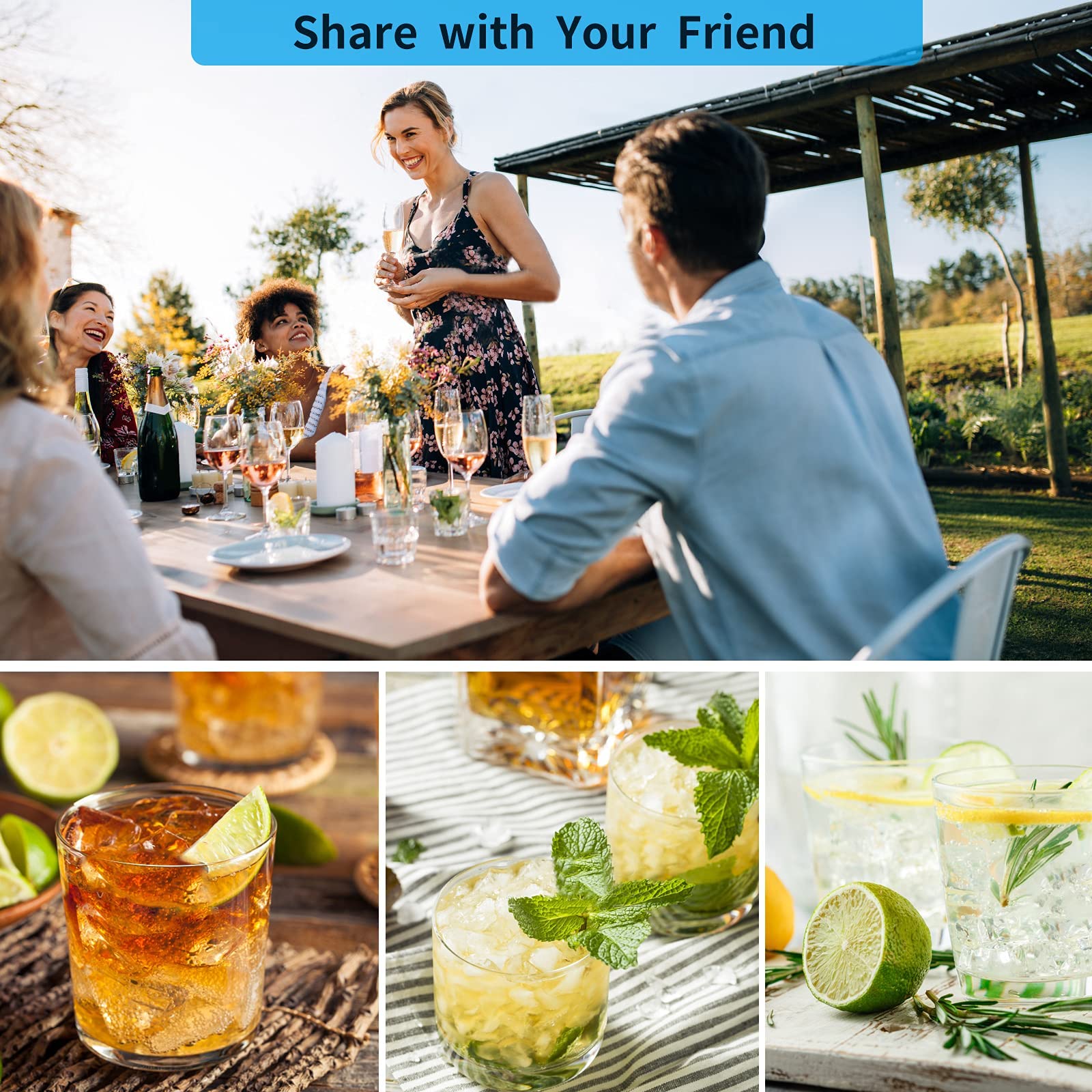 Tvmania BPA-free silicone ensures safe contact with beverages and foods.