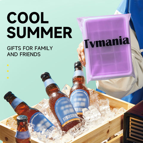 Tvmania compact ice tray dimensions fit neatly in small freezers.