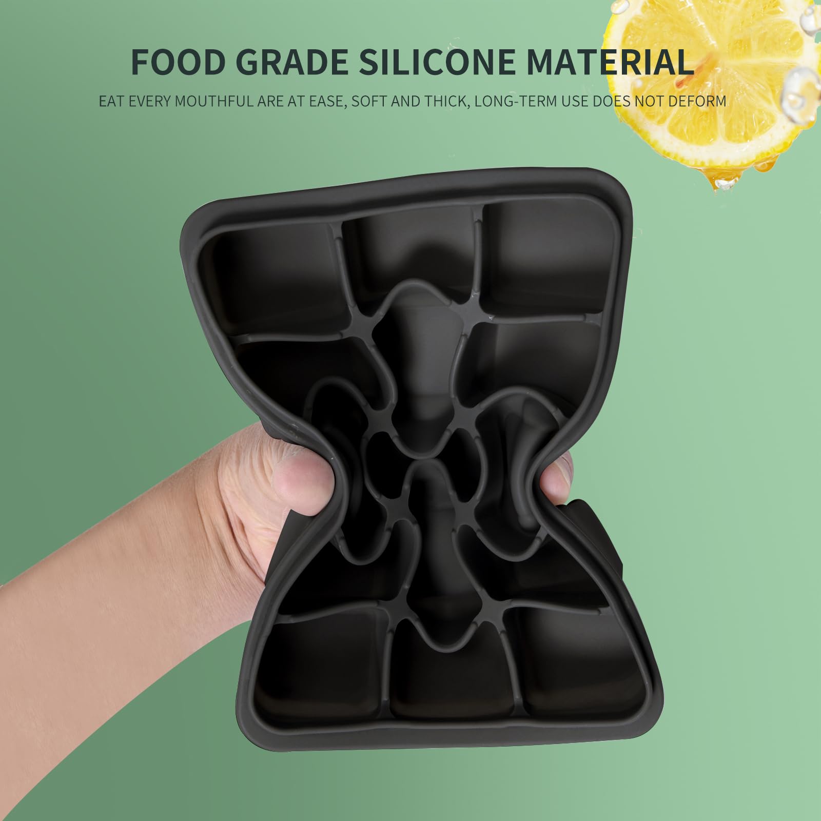 Tvmania dishwasher-safe silicone trays simplify cleanup after entertaining.
