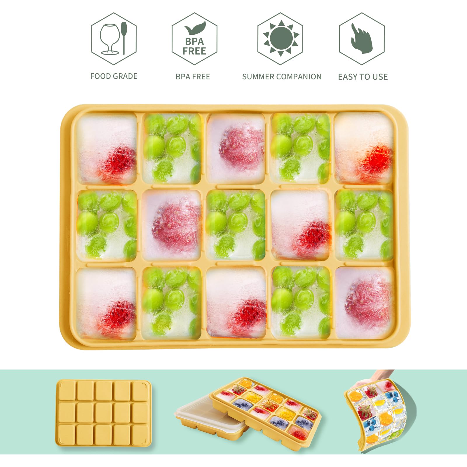 Tvmania silicone trays dishwasher safe and easy to clean